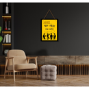 “Aree Chaar Log Kya Kahenge” Wall Hanging - ICraft asia