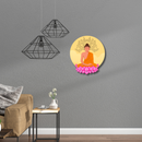 Buddha on Lotus Wooden Wall Key Holder - ICraft asia