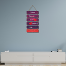 Love is Life Motivational Wall Hanging