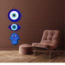 Blue Evil Eye Wall Hanging - ICraft asia