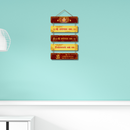 Sacred Lord Ganesha Mantra Wall Hanging