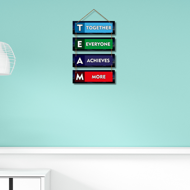 TEAM Motivation Wall Hanging