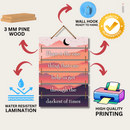 HOPE IS THE ONE THING THAT CAN HELP US GET THROUGH THE DARKEST OF TIME WALL HANGING - ICraft asia