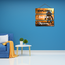 Explore, Dream & Discover – Space Adventure Wall Hanging