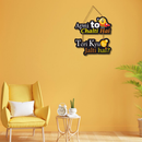 Apni To Chalti Hai Teri Kyu Jalti Hai Wooden Wall Hanging