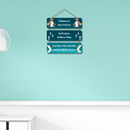 Faith and Prayer Inspirational Wall Hanging