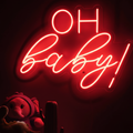 Oh Baby! Neon Sign