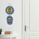 Owl Evilo Eye Wooden Wall hanging