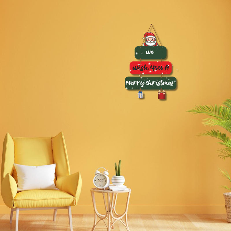 Santa Christmas Wish Wall Hanging