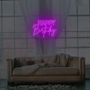 Happy Birthday Neon Sign