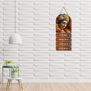Yā Devī Sarvabhūteṣu Wooden Wall Hanging.
