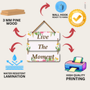 "Live the Moment" Wall Hanging - ICraft asia