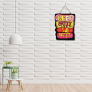 Keep Kaam Se Kaam wooden wall hanging