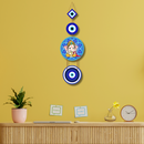 Divine Protection  – Lord Ganesha & Evil Eye Wall Hanging - ICraft asia