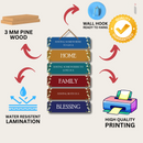 "Having Somewhere to Go is a Home, Having Someone to Love is a Family, Having Both is a Blessing" Wall Hanging - ICraft asia