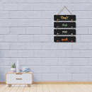 Don't think too much Wall Hanging