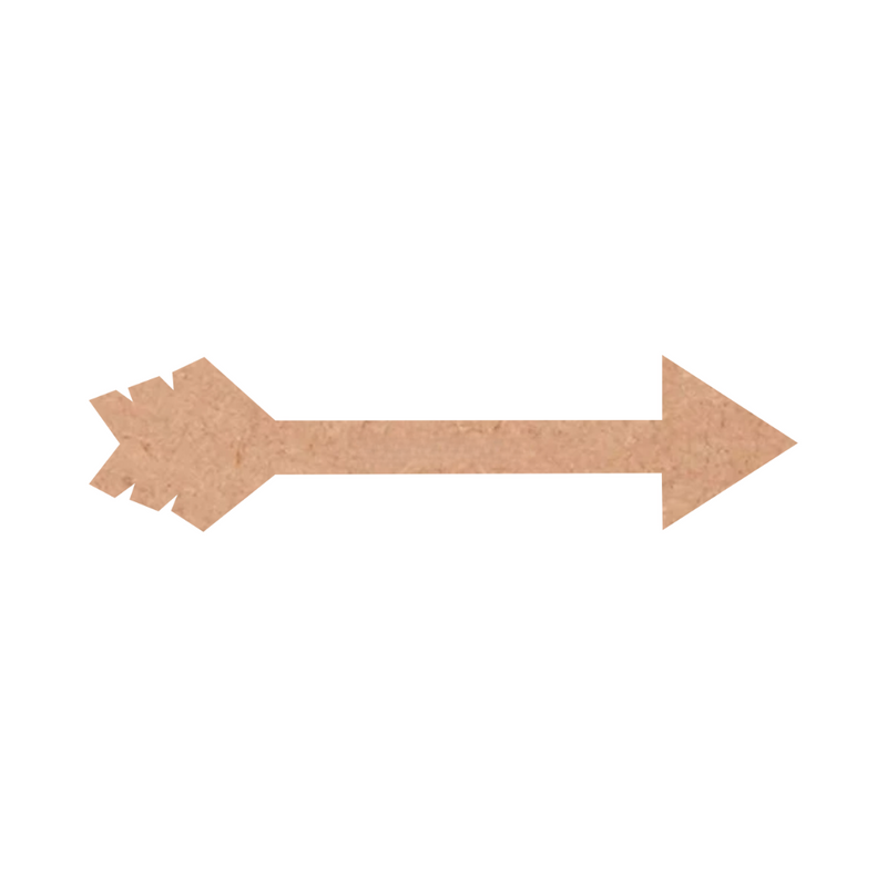 Arrow Shape MDF Cutout