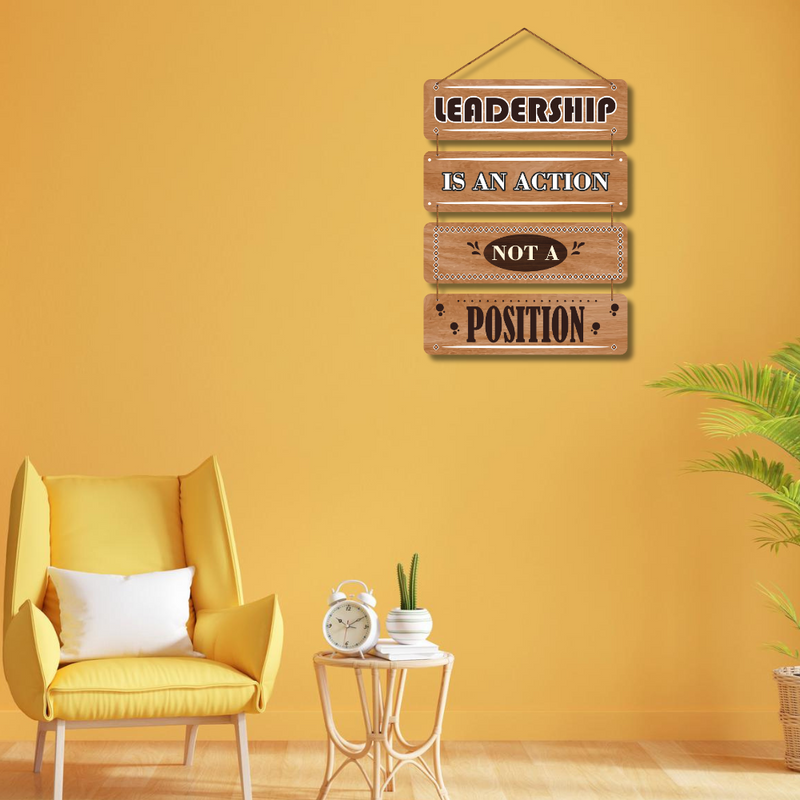 Leadership Inspirational Wall Hanging