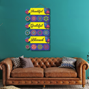 "Thankful" wooden designer wall hanging - ICraft asia