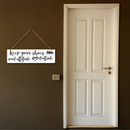 "Keep Your Chappal & Attitude Outside" Wall Hanging - ICraft asia