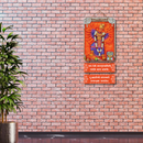 Saptashrungi Mata Mantra Wooden Wall Hanging