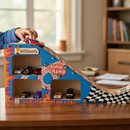 William’s Jump Ramp – Wooden Car Ramp with Storage Garage