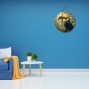 Exotic Birds Wooden Wall Hanging