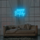 Happy Birthday Neon Sign