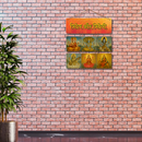 Tridev Or Tridevi Wooden Wall Hanging