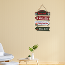 North Pole Christmas Direction Wall Hanging
