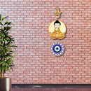 Buddha wooden wall hanging