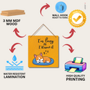 "I Am Lazy & I Know It" Wall Hanging - ICraft asia