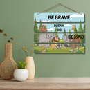 "Be Brave, Dream Big, Be Kind" Wall Hanging - ICraft asia
