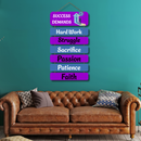 "Success Demands" wooden wall hanging - ICraft asia