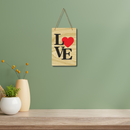 "Timeless Love" Wooden Wall Hanging - ICraft asia