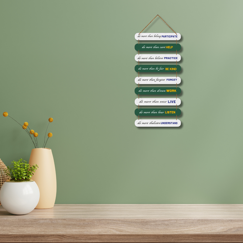 Live with Intention Wall Hanging