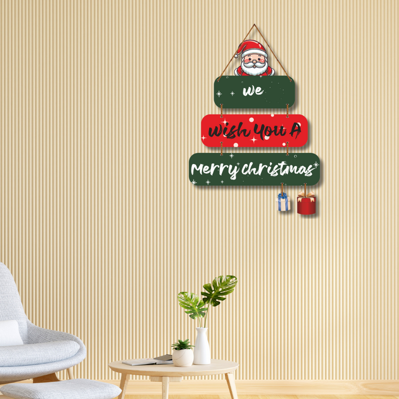 Santa Christmas Wish Wall Hanging