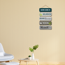 Work Hard in Silence Motivational Wall Hanging