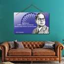 "Dr. Ambedkar Motivational Thought" Wooden Wall Hanging - ICraft asia