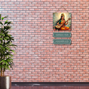 Ya Kundendu Tusara Hara Dhavala Wooden Wall Hanging