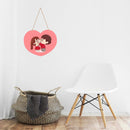 Cute Couple Wooden Wall Hanging - ICraft asia