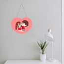Cute Couple Wooden Wall Hanging - ICraft asia
