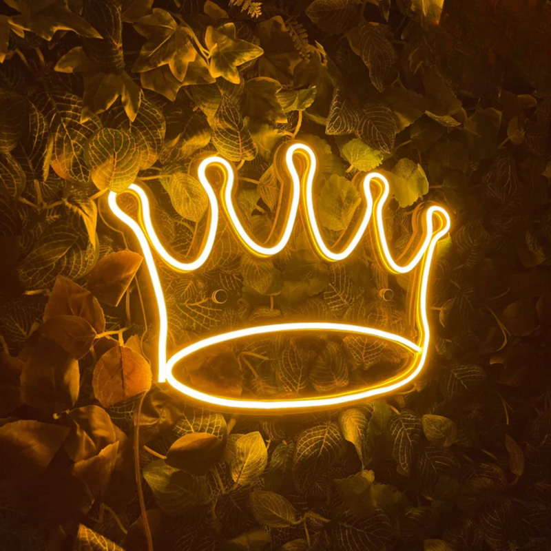 Crown Neon Light Sign