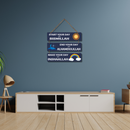 Islamic Daily Reminder Wall Hanging - ICraft asia