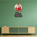 Merry Christmas Santa Wooden Wall Hanging