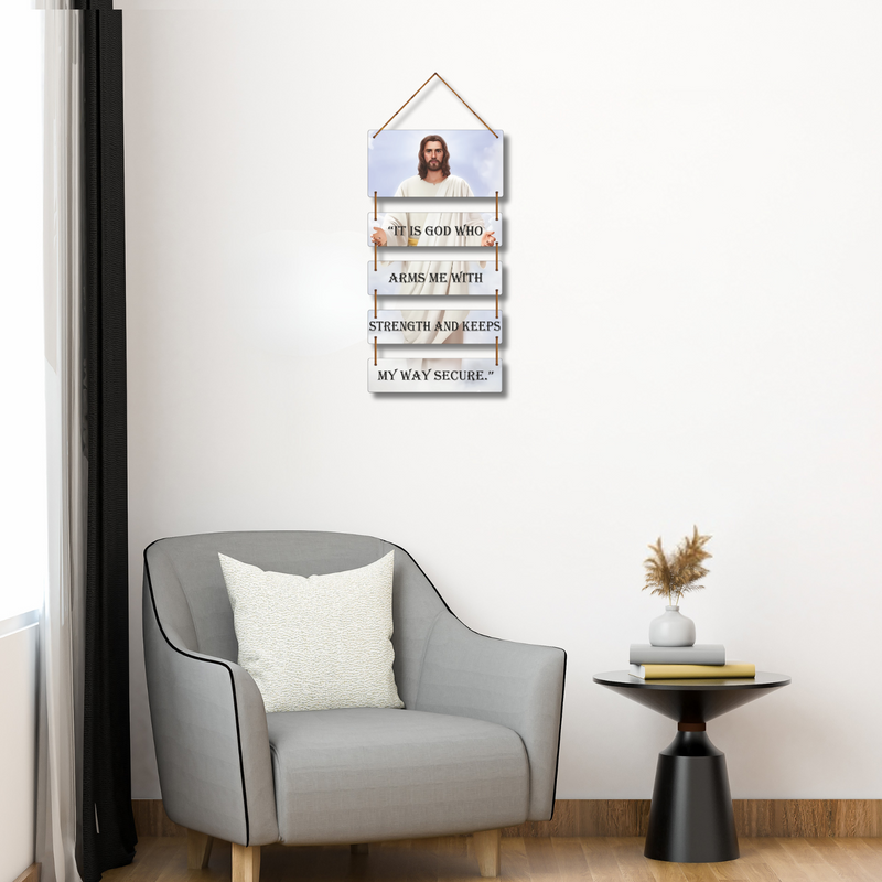 "Strength Through Faith" Wall Hanging