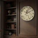 Globetrot Birch Clock