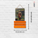 "Sambhaji Maharaj"  Wooden Wall Hanging - ICraft asia