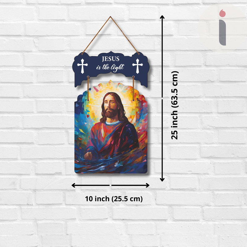 "Jesus In The Light" Wall Hanging