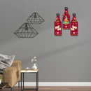 Divine Krishna with Lotus & Cows Wall Hanging